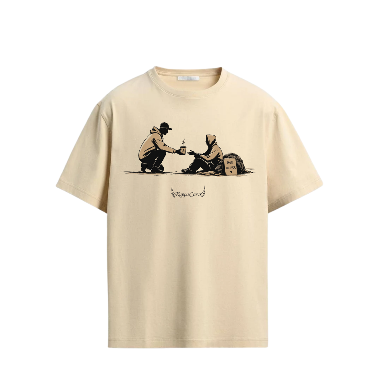 Kuppa Cares Outreach tee | Sharing Hopetan